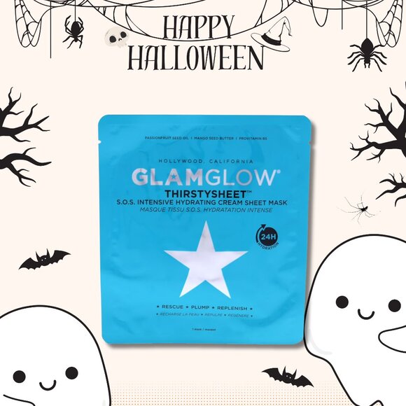 GlamGlow S.O.S. Thirstysheet Intensive Hydrating Cream Sheet Mask - 1 Sheet - Picture 1 of 4